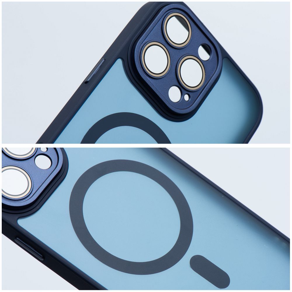 VARIETE Mag Cover Hülle kompatibel mit MagSafe für iPhone 12 in Marineblau – Bild 8