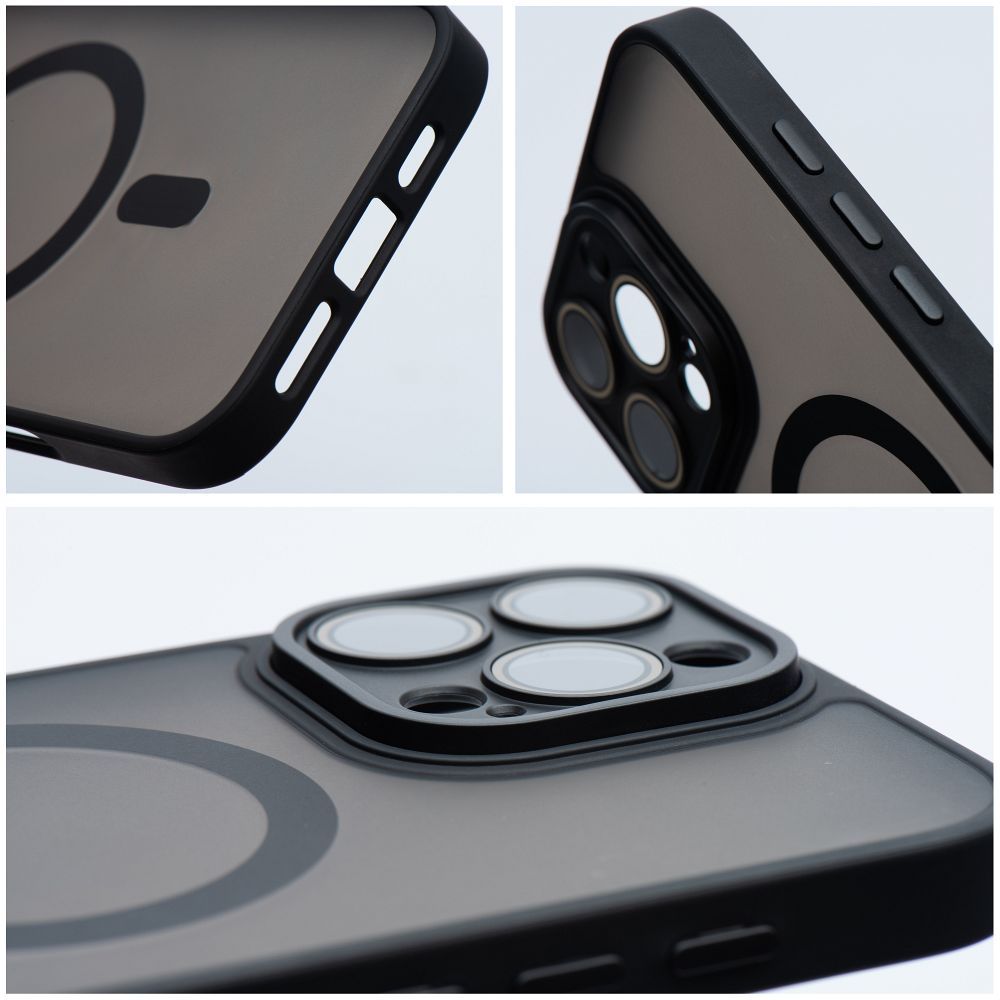 VARIETE MAG COVER Hülle kompatibel mit MagSafe für iPhone 12 Pro Schwarz – Bild 9