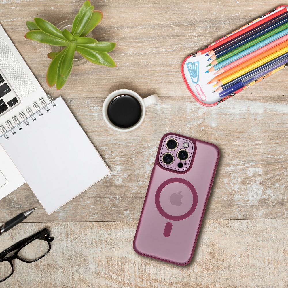 VARIETE MAG COVER Hülle kompatibel mit MagSafe für IPHONE 13 lila – Bild 6