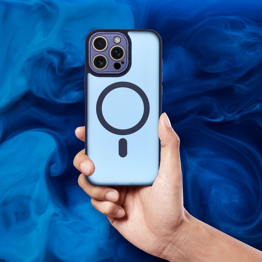 VARIETE MAG COVER Hülle kompatibel mit MagSafe für IPHONE 16 PRO Navyblau – Bild 5