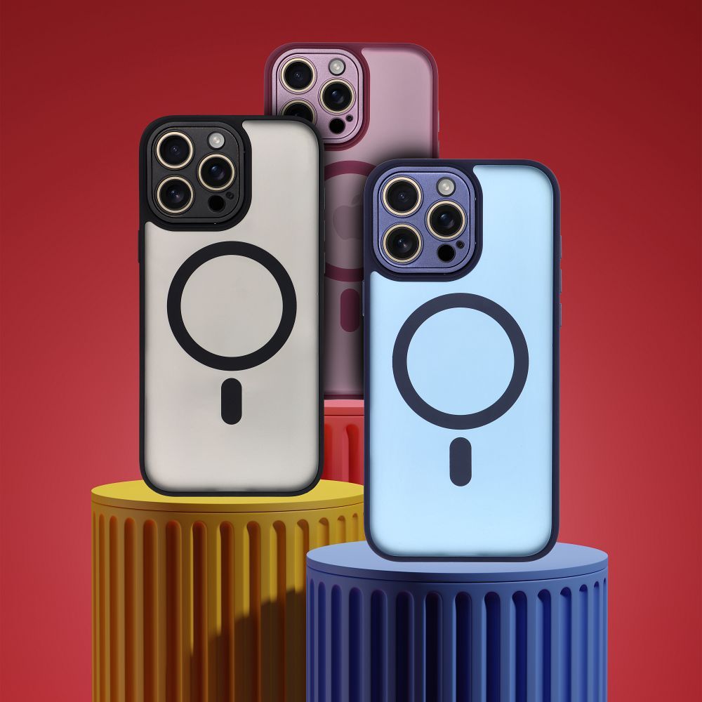 VARIETE MAG COVER Hülle kompatibel mit MagSafe für IPHONE 16 PRO Navyblau – Bild 7