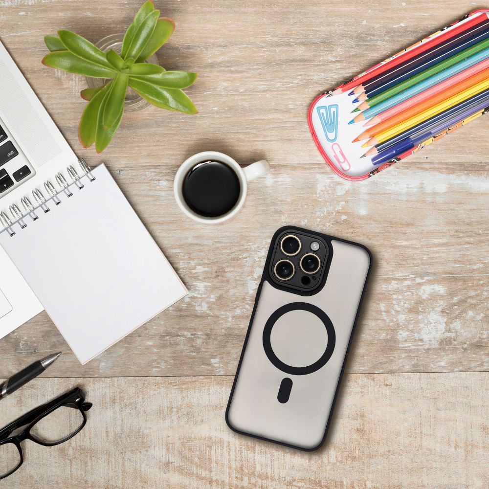 VARIETE MAG COVER Hülle kompatibel mit MagSafe für SAMSUNG A26 Schwarz – Bild 6