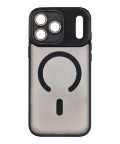 VARIETE MAG COVER Hülle kompatibel mit MagSafe für iPhone 17 Pro Max, Schwarz