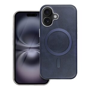 GENTLEMAN MAG COVER Hülle kompatibel mit MagSafe für IPHONE 16e (SE 4 2025) dunkelblau