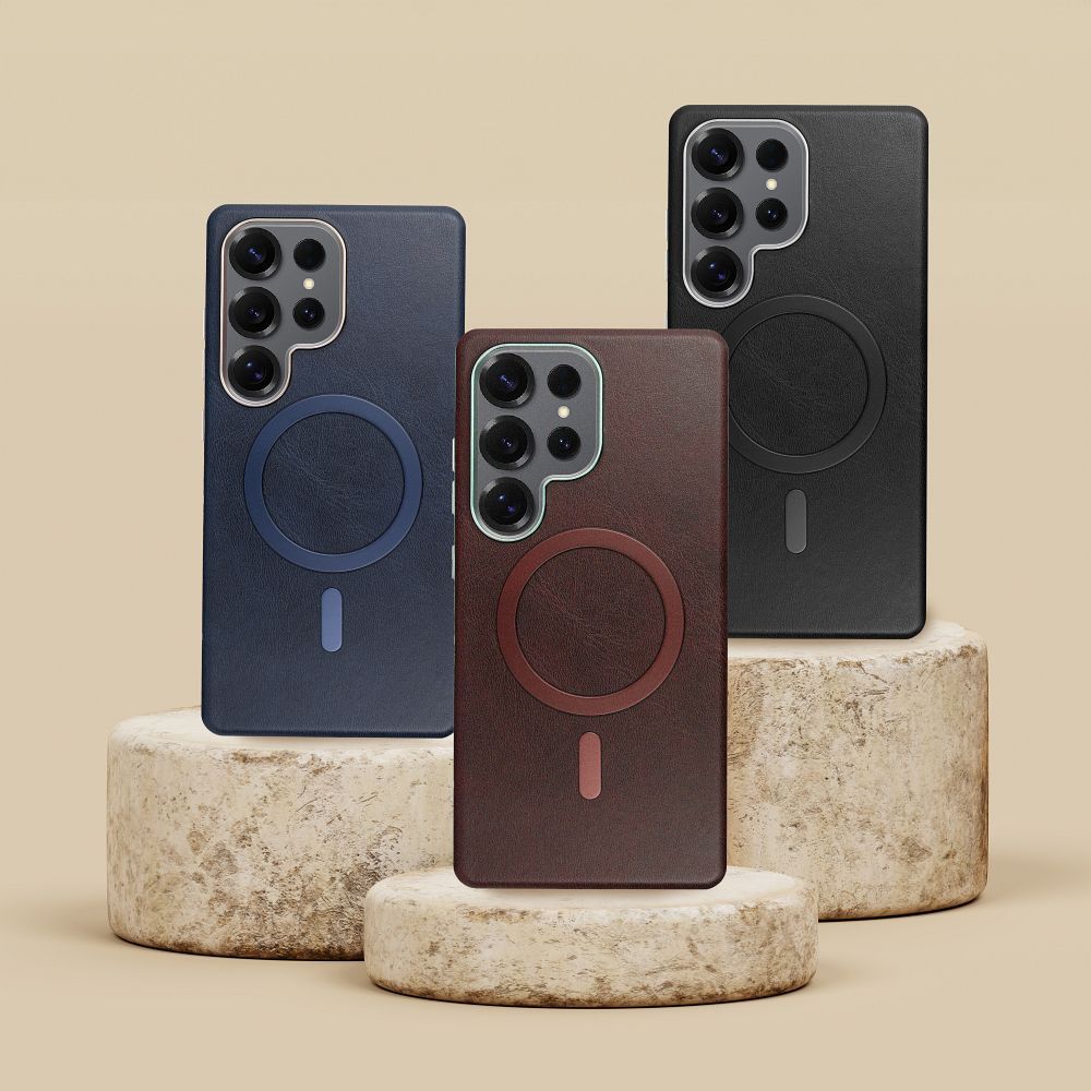 GENTLEMAN MAG COVER Hülle kompatibel mit MagSafe für SAMSUNG A07 in Marineblau – Bild 7