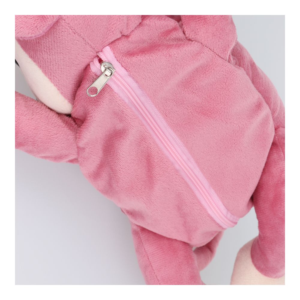 Hängende Gewebebox in Affenform, pink – Bild 3