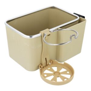 Auto-Organizer mit Getränkehalter in Beige