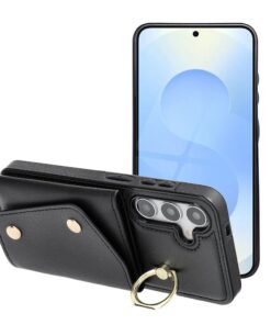 Wallet Case WONDER für SAMSUNG S25 in Schwarz