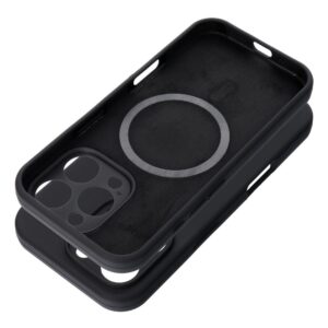 SILICONE 2mm kompatible MagSafe Handyhülle für iPhone 15, schwarz