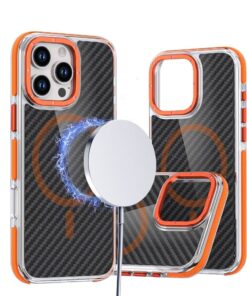 FIBER Case kompatibel mit MagSafe für SAMSUNG S26 ULTRA Orange