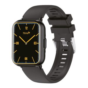 Smartwatch TITMO E-100 (TFT, Bluetooth-Anruf) Schwarz