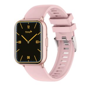 Smartwatch TITMO E-100 (TFT, Bluetooth-Anrufe) Pink