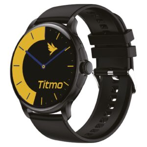 Smartwatch TITMO O-150 (AMOLED, Bluetooth-Anruf) Schwarz