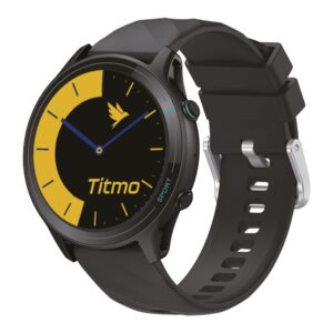 Smartwatch TITMO O-100 (TFT, Bluetooth-Anrufe) Schwarz