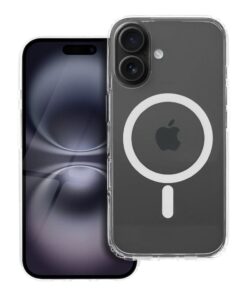 Hülle für iPhone 16 Forcell F-Protect Clear Hybrid Premium kompatibel mit MagSafe transparent
