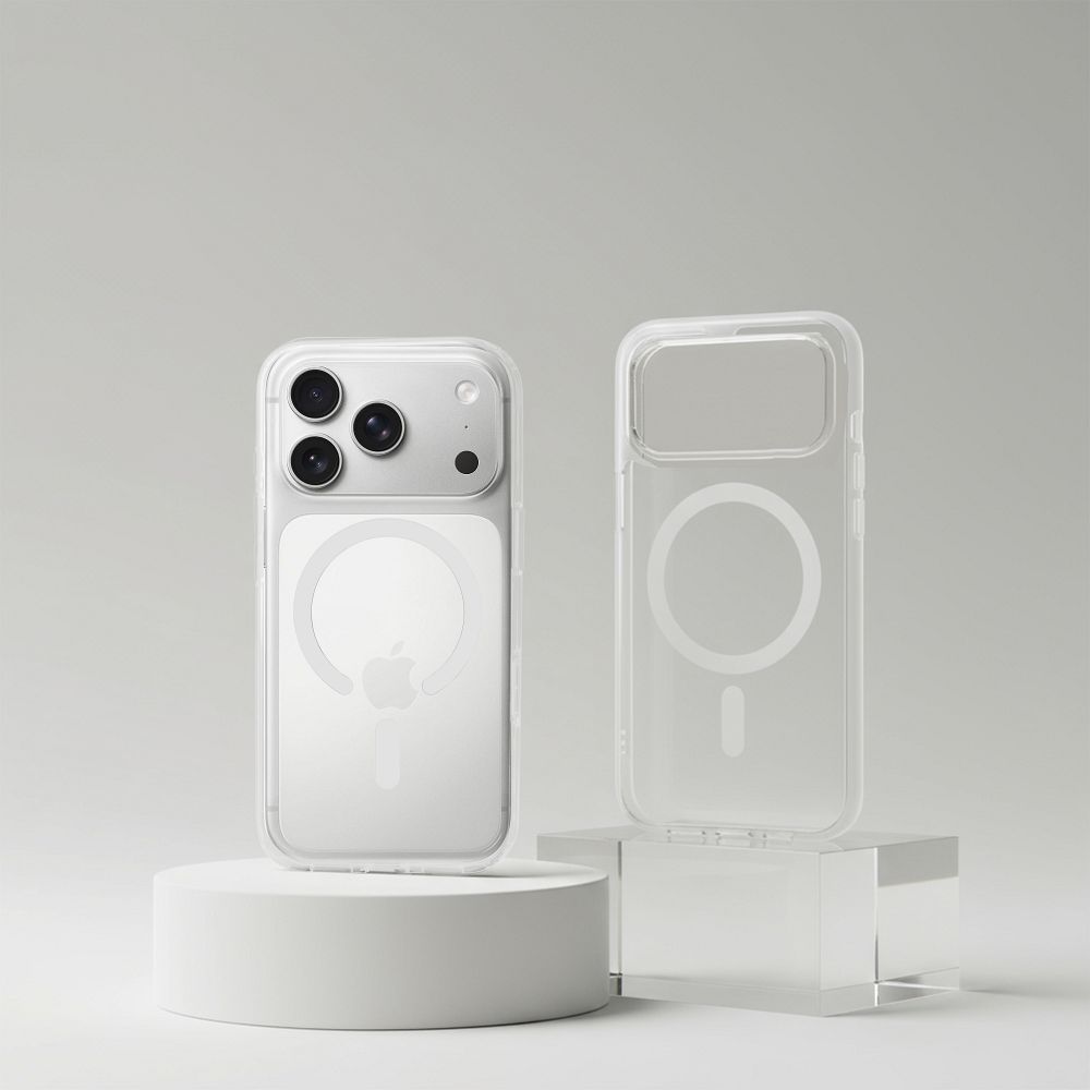 Hülle für iPhone 16 Forcell F-Protect Clear Hybrid Premium kompatibel mit MagSafe transparent – Bild 8