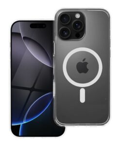 Hülle für iPhone 16 PRO MAX Forcell F-Protect Clear Hybrid Premium kompatibel mit MagSafe transparent