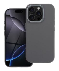 Hülle für iPhone 16 PRO Forcell F-Protect Frame Premium kompatibel mit MagSafe, Grau