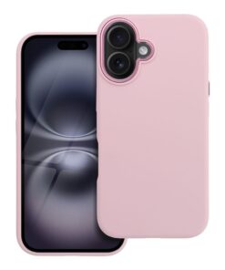 Hülle für iPhone 16 Forcell F-Protect Frame Premium, Magsafe-kompatibel, Pink