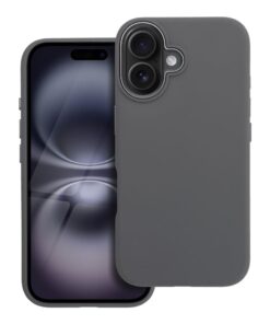 Hülle für iPhone 16 Forcell F-Protect Frame Premium kompatibel mit MagSafe, Grau