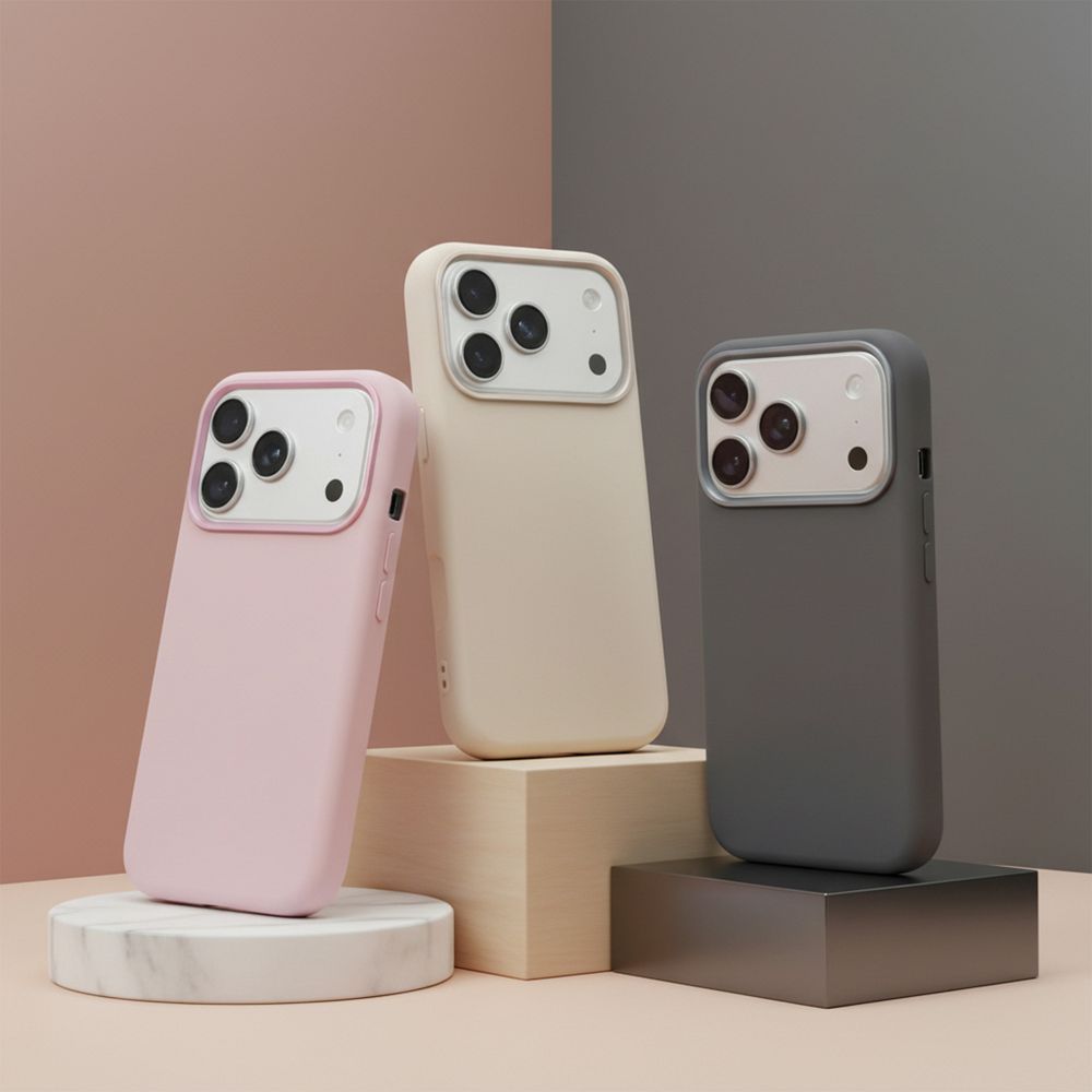 Hülle für iPhone 15 Forcell F-Protect Frame Premium kompatibel mit MagSafe, antikweiß – Bild 6