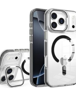 LENS MAG COVER Hülle kompatibel mit MagSafe für iPhone 14, Schwarz