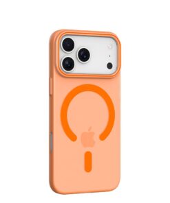 GO ORANGE Hülle kompatibel mit MagSafe für iPhone 17 Pro in Cosmic Orange