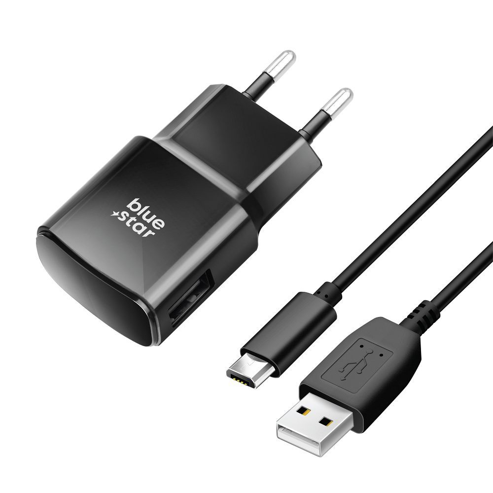 Netzteil mit Micro-USB-Anschluss UNIVERSAL 2A BLUE STAR (abnehmbares Kabel) – Bild 7