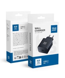 NETZ – Ladegerät Blue Star mit USB Typ C – 3A 20W Anschluss mit PD und Quick Charge 4.0 Ladefunktion