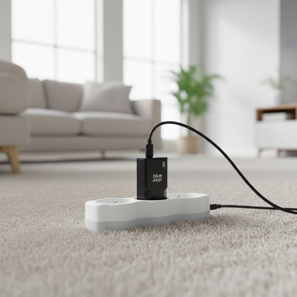 Telefonladegerät Blue Star Slim GaN 2x Typ C QC4.0 PD 3A 30W TFK-SC-30WCC Schwarz – Bild 11