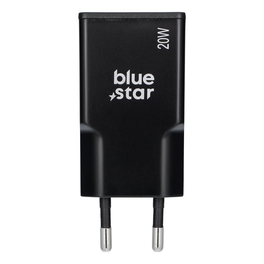 Handy-Ladegerät Blue Star Slim GaN 1x Typ C QC4.0 PD 3A 20W TFK-SC-20WPD schwarz – Bild 3