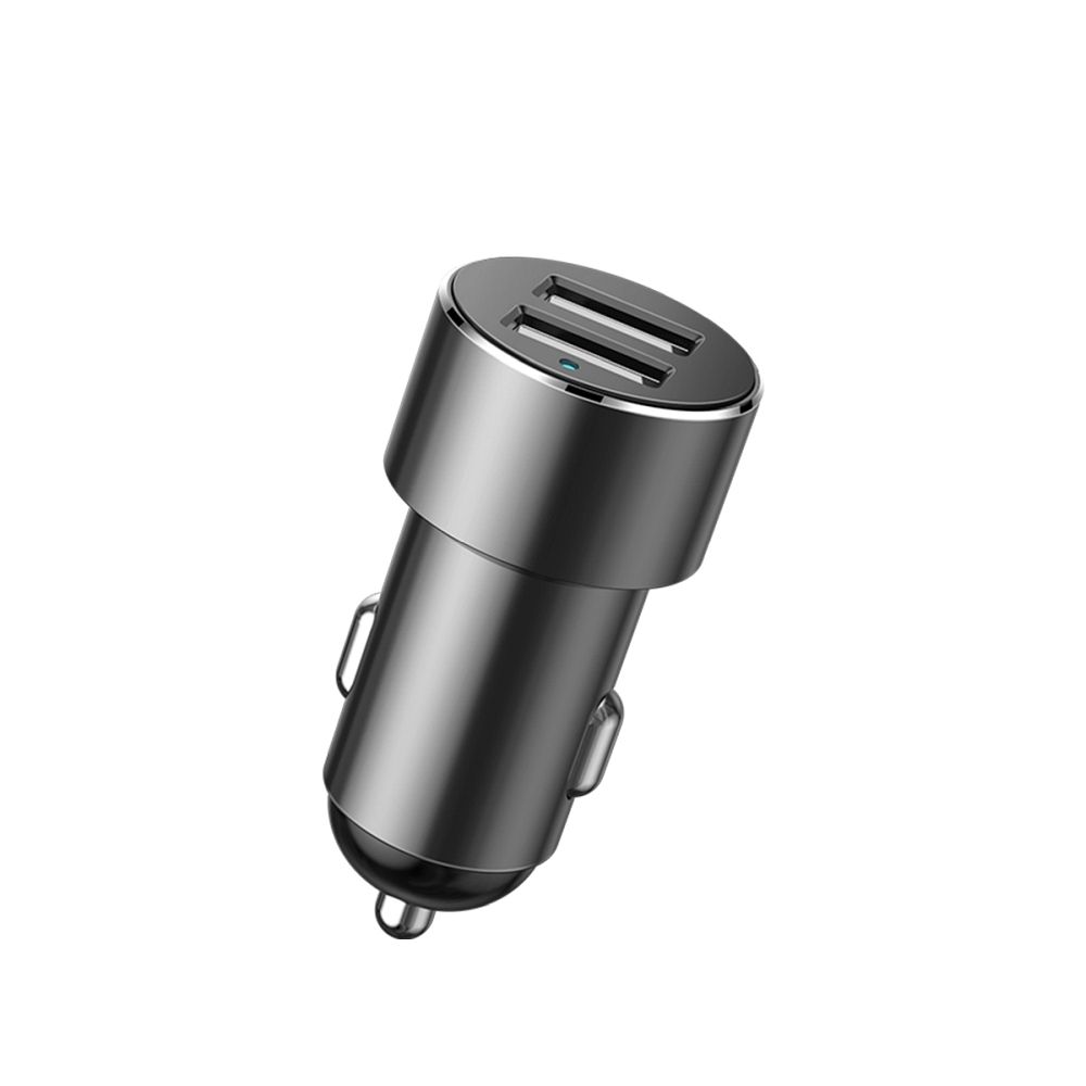 BASEUS Autoladegerät 2 x USB-A + 2 x Zigarettenanzünder 80W 3,1A CRDYQ-01 Schwarz – Bild 4