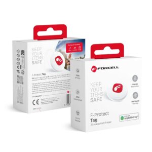 FORCELL F-PROTECT F-TAG F01 Standortbestimmung Find My Weiß