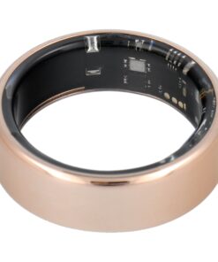 Smart Ring R11M – Eleganter Smartring aus Stahl mit Ladestation, Größe 11 (20,6 mm), Gold