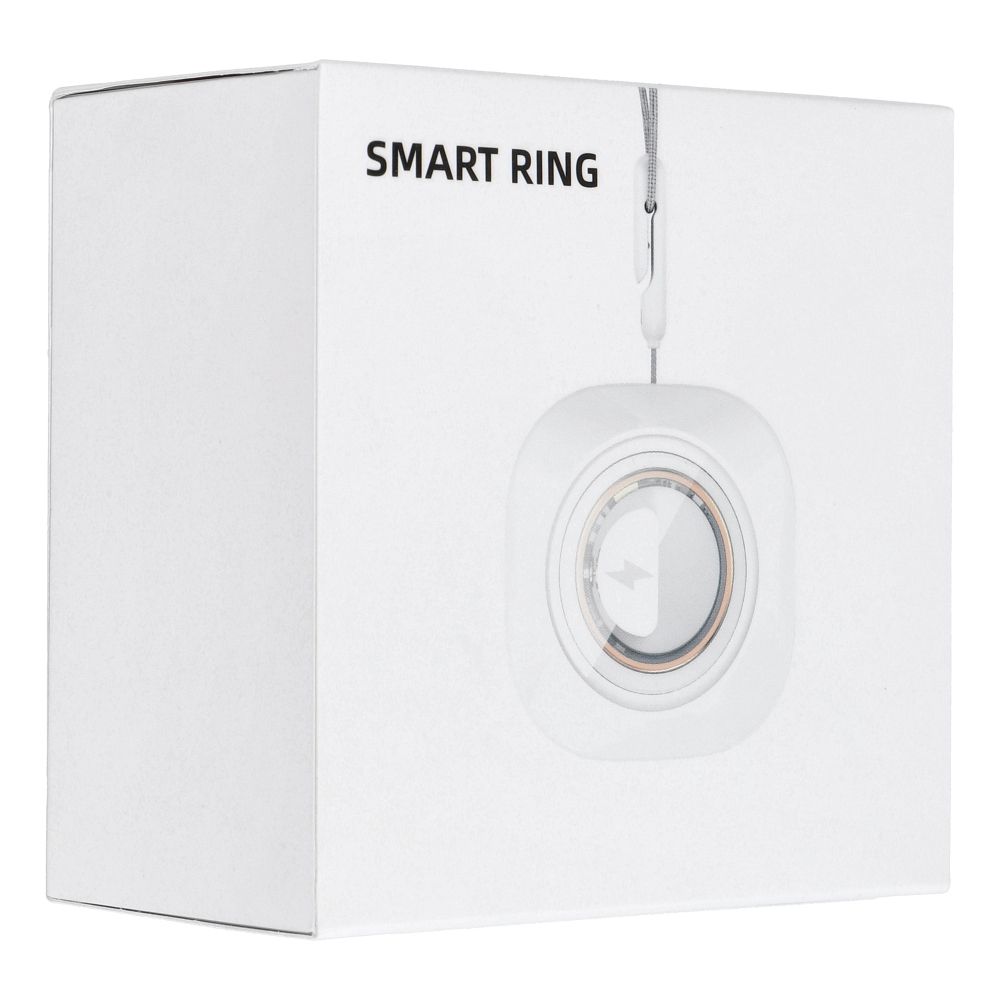 Smart Ring R11M – Eleganter Smartring aus Stahl mit Ladestation, Größe 11 (20,6 mm), Gold – Bild 14