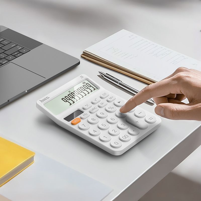 Elektronischer Taschenrechner Hoco DI83 Weiß – Bild 9