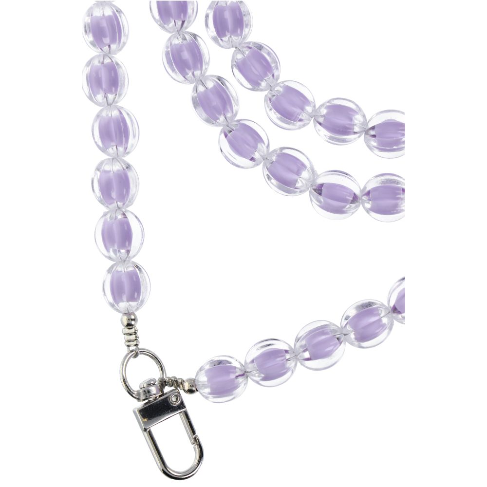 COLORFUL Anhänger für Telefon / Schnurlänge 120 cm (60 cm in der Schlaufe) / zum Umhängen – Lila – Bild 3