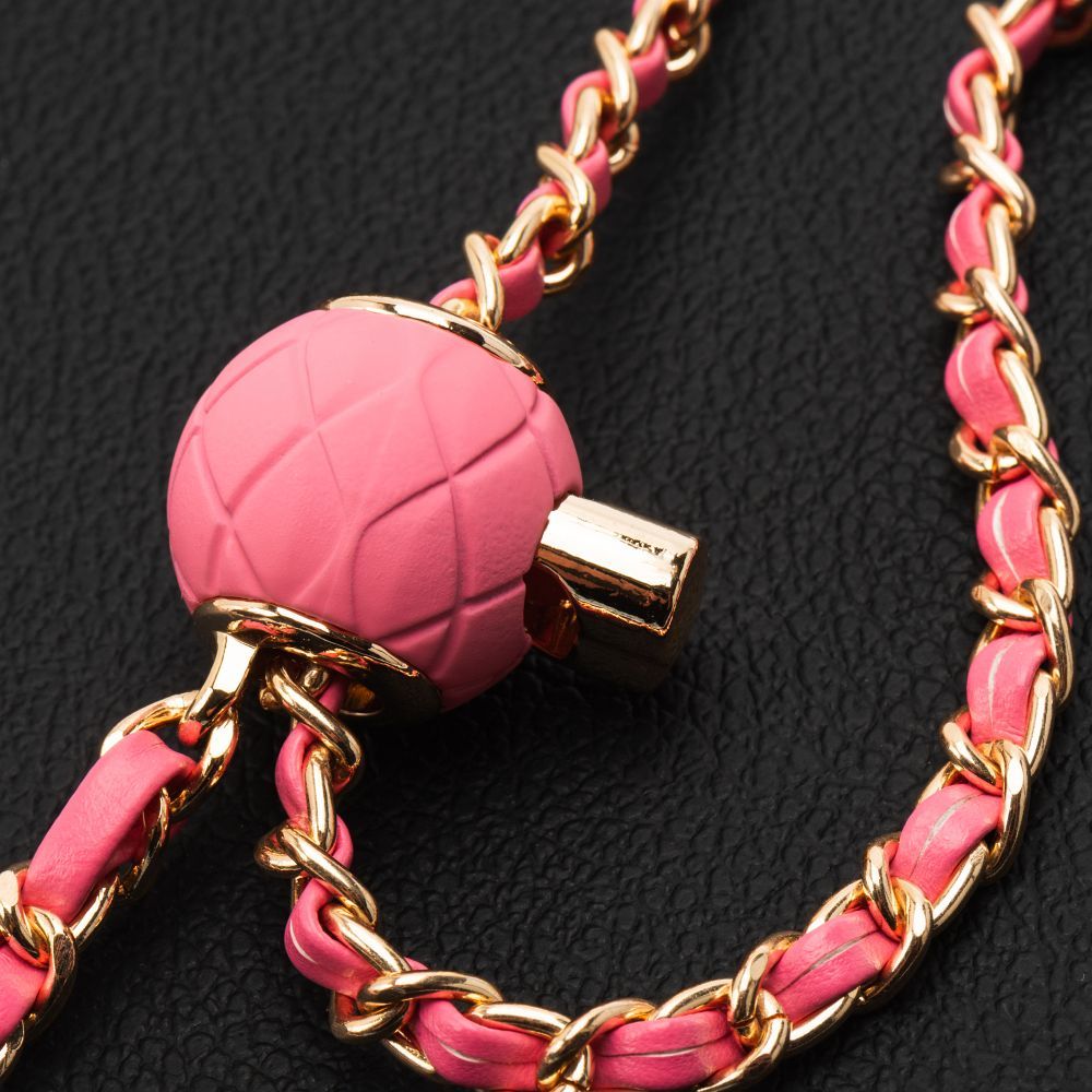 Kette / Schnur mit Halter GLAMOUR passend für alle Modelle bis 80 mm Breite PINK – Bild 7
