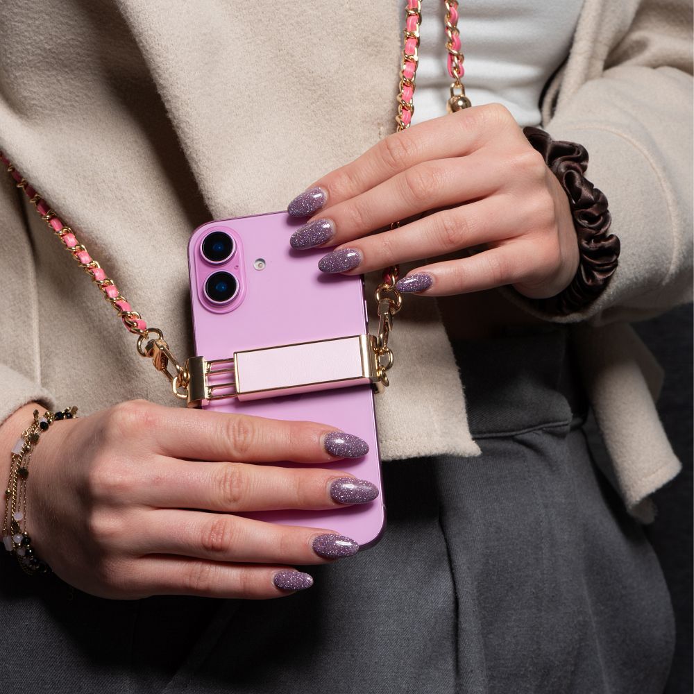 Kette / Schnur mit Halter GLAMOUR passend für alle Modelle bis 80 mm Breite PINK – Bild 10