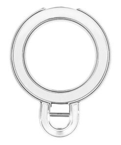 Telefonhalter CIRCLE – zum Aufkleben – silber