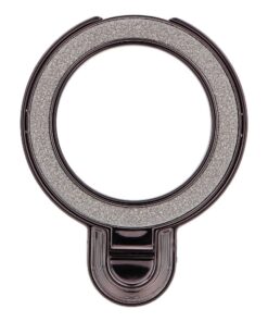 Telefonhalter CIRCLE GLITTER – zum Aufkleben – schwarz