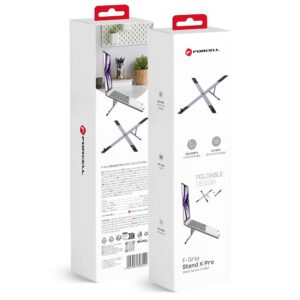 Schreibtischhalter für Laptop/Tablet, klappbar, Forcell F-Grip Fold Stand X Pro, grau