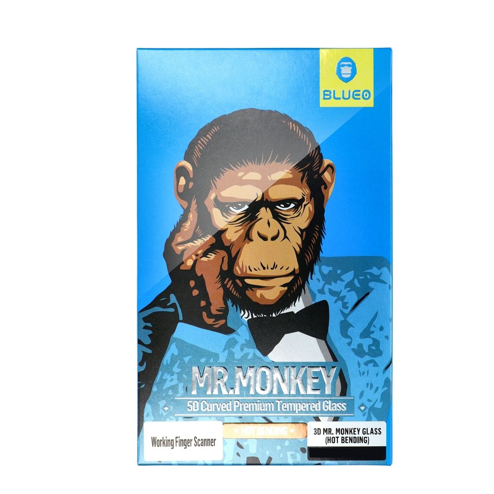 5D Mr. Monkey Glass – für Samsung Galaxy S22 schwarz (Strong Lite) – Bild 3