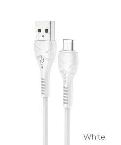 HOCO Kabel Cool Power Micro X37 1 m Weiß