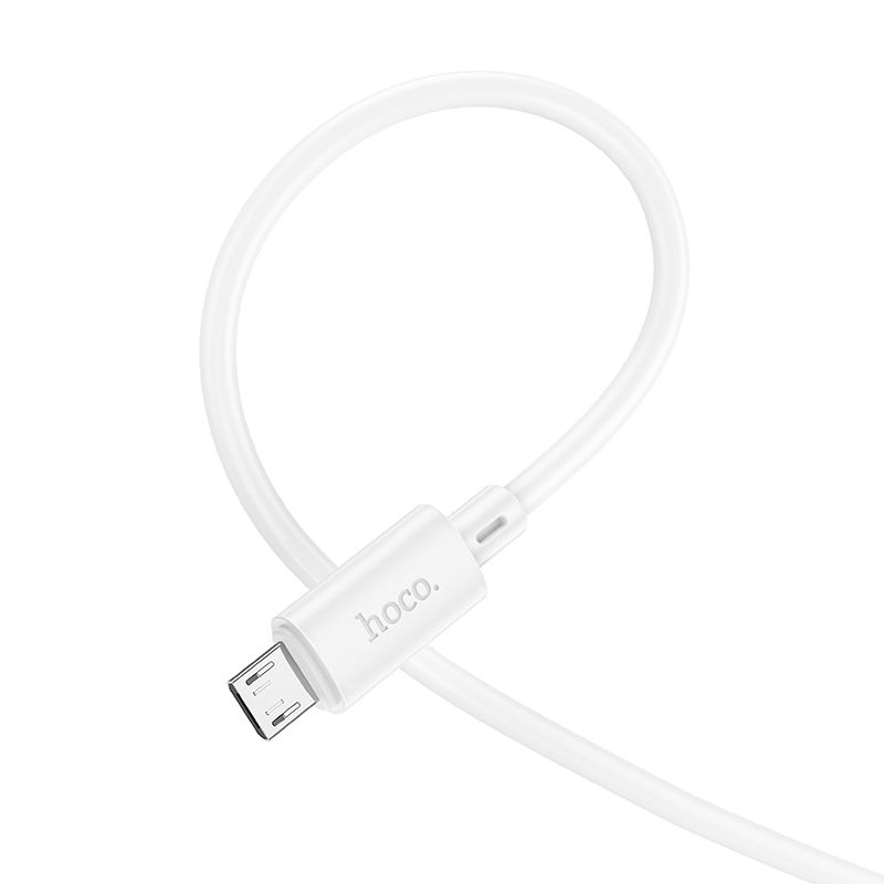 HOCO USB-A zu Micro USB 2.4A Kabel X88 1 m Weiß – Bild 3