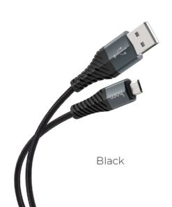 HOCO Kabel COOL Micro X38 1 m Schwarz