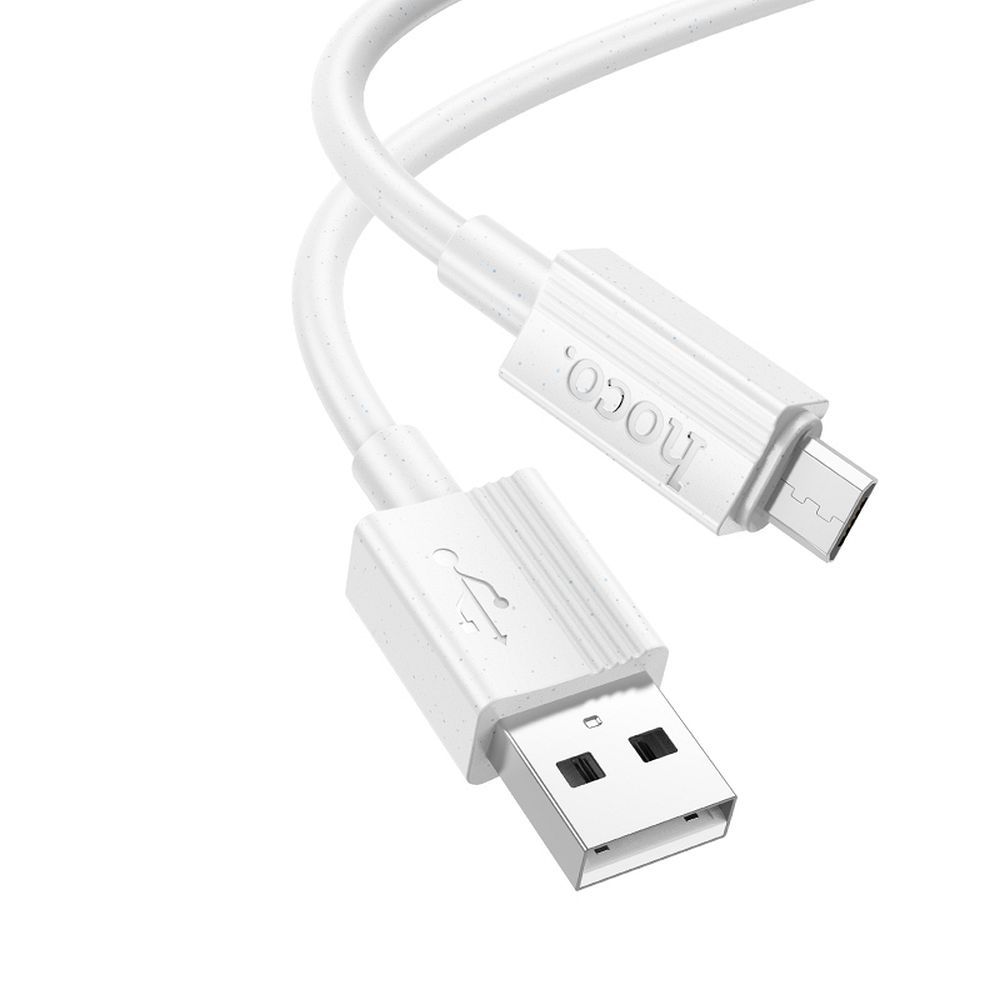 Hoco USB-A auf Micro-USB Kabel 2,4A 1 m X107 Weiß