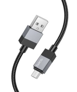 USB A zu Micro USB Kabel Hoco 2,4A 1 m X110 Schwarz