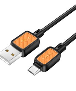 Kabel USB A auf Micro USB Hoco 2,4A 1 m X108 schwarz