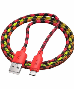 USB A auf Micro USB Kabel Hoco 2,4A 1 m Farbverlauf Rot